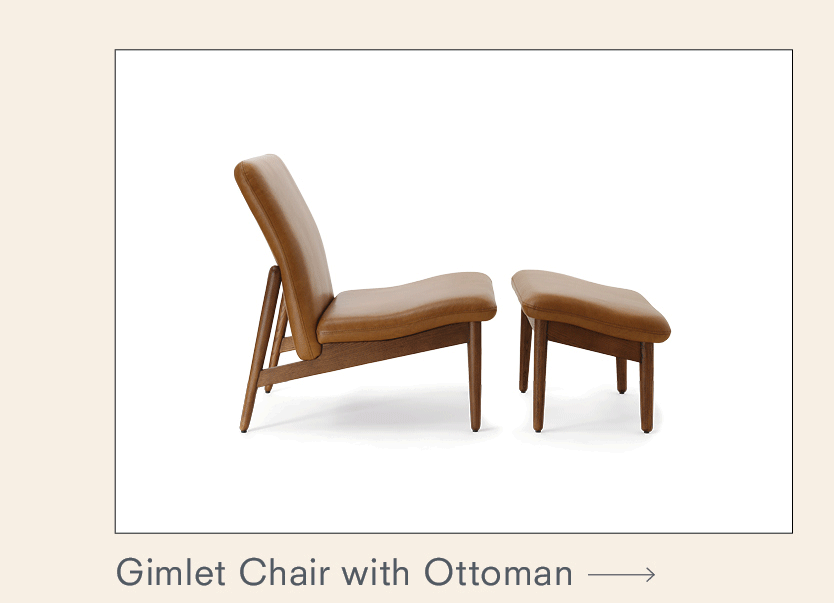 Gimlet Chair with Ottoman