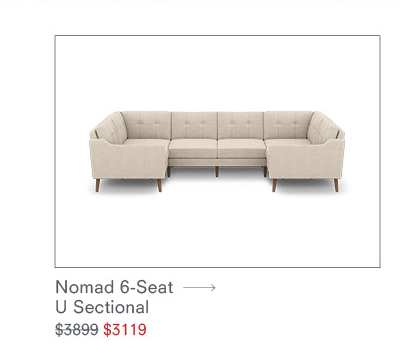 Nomad 6-Seat U-Sectional